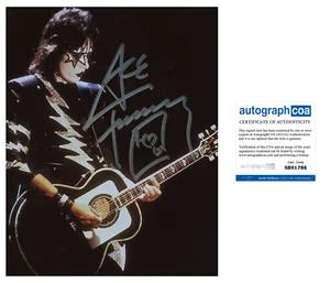 KISS Ace Frehley signed Autogramm signiert auf 20x30 cm Foto ACOA COA - Bild 1 von 1