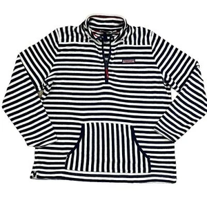 Vineyard Vines gestreiftes Frottee Relaxed Shep Shirt Damen Gr. Small blau weiß - Bild 1 von 8