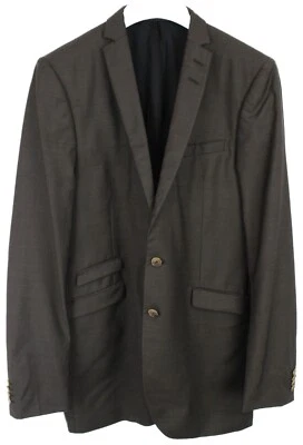 Tiger Of Sweden Nedvin Blazer Men (EU) 52 Wool Notch Lapel Brown - Image 1 of 4