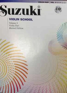 NEW Suzuki Violin School BOOK VOLUME 3 W/ CD International EDITION - Picture 1 of 1