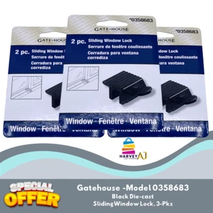 Gate House Sliding window lock O0358683 Lot Of 3 Sets New!! - Picture 1 of 3