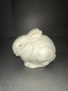 Snowbunny" DEPT 56 Bisque Clip On Christmas Snow Bunny 1008 NO CLIP - Picture 1 of 5
