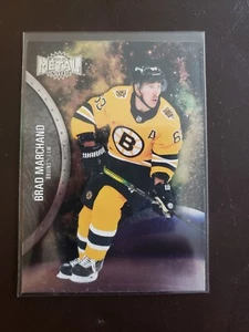2021-22 Brad Marchand Alternate Jersey Skybox Metal Universe Hockey Boston... - Picture 1 of 2
