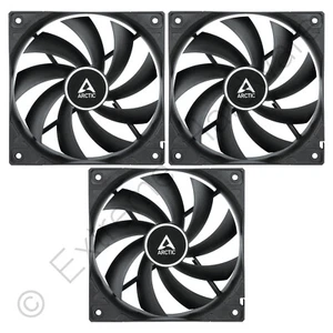 3 x Pack Arctic F12 PWM 120mm PC Gehäuselüfter Rev.4 1350 RPM 53 CFM 12V 4-Pin - Bild 1 von 6