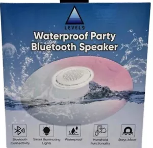 Level 9 Wasserdichter Party Bluetooth Lautsprecher Neu im Karton - Bild 1 von 3