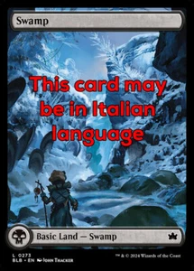 MTG SWAMP 273 FOIL EXC - PALUDE - BLB X IT - MAGIC - Picture 1 of 1