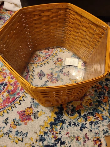 Longaberger 2000 Sunroom Sleeve Basket w Protector new unused Cover