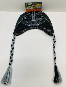 Star Wars Darth Vader Laplander Beanie Hat Youth & Adult Unisex Black and Gray - Picture 1 of 8