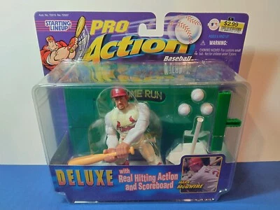  MLB Kenner 1998 Starting Line-up Pro Action - Cardinals Mark McGwire Sealed - Image 1 of 4