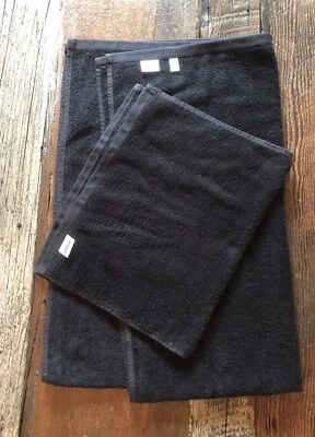 Juego de toallas Room Essentials Target baño y mano negro *leer anuncio* Foto 1 de 4