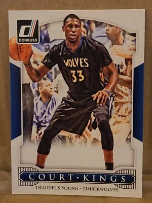 2014-15 Thaddeus Young Court Kings Panini Donruss  - Image 1 of 2