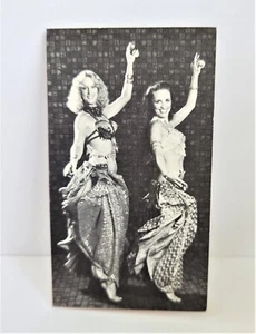 Vintage Kalifornien Naher Osten Bauchtanz ZULIEKA & ADAH Visitenkarte - Bild 1 von 7