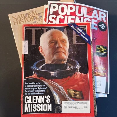 Science Engineering Space Natural History Magazines. Mixed lot of 18 - Image 1 of 4