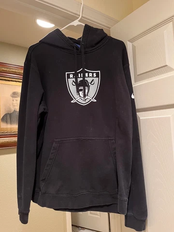 Oakland Raider sweatshirt, black, Nike NFL Apparel, XL, worn may be once Cover