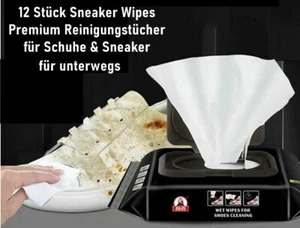 12 Stück Sneaker Wipes - Premium Reinigungstücher für Schuhe & Sneaker - Bild 1 von 8