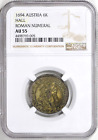 Austria ~ 1694 ~ Silver 6 Kreuzer ~ Hall Roman Numeral ~ NGC ~ AU 55 ~ $498.88