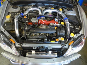 CXRacing FMIC Intercooler Piping Tube Kit For 07-11 Subaru Impreza WRX Sti Blue - Foto 1 di 12