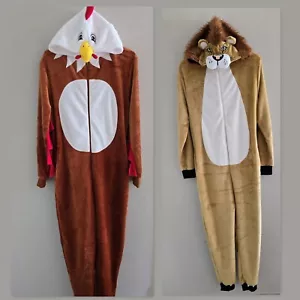 Jumpsuit All in One Schlafanzug super weich mit Kapuze XL-XXL Serie - Bild 1 von 6