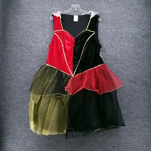 NEW Disney Alice in Wonderland Queen of Hearts Costume Dress Womens XL Cosplay - Picture 1 of 11
