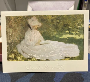 Tarjeta postal de felicitación del lector Claude Monet en blanco 6,5x4,5 - Imagen 1 de 4
