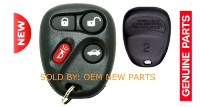 OEM ELECTRONIC 4 BUTTON REMOTE KEY FOB #2 FOR CADILLAC CTS CTS-V SRX - Изображение 1 из 3