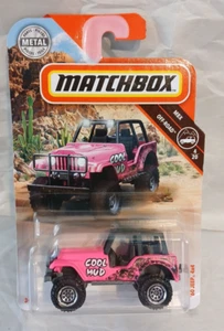 Matchbox MBX Off-Road 4/20 (2018) Cool Mud Pink '60 Jeep 4x4 Toy Vehicle - Picture 1 of 3