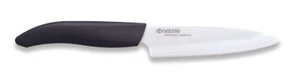 Coltello in ceramica Kyocera FK-110-WH-BK coltello per verdure - lama 11 cm - manico. nero - Foto 1 di 1