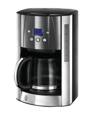 RUSSELL HOBBS 23241-56 Luna Moonlight Grey Kaffeemaschine Edelstahl/Grau - Bild 1 von 2