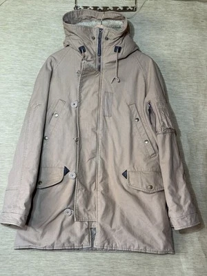 Alpha Industries Parka Jacket Mens Size M Brown Cage 3A 382. - Image 1 of 4