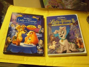 (2) Disney Lady and the Tramp DVD Lot: Lady & Tramp 1 & 2 Both Movies!! - Picture 1 of 1