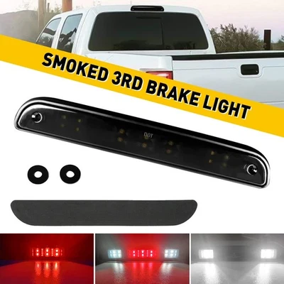 Tercera luz de freno LED negra para Ford F250 F350 Super Duty Cargo 1994-1997 edición Foto 1 de 4