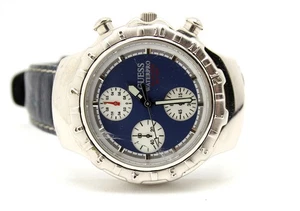 GUESS WaterPRO 30 Meter Chronograph oder Herrenuhr 1995 braucht Batterie schlechtes Kristall - Bild 1 von 5