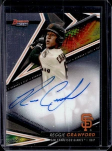 2022 Bowman's Best Reggie Crawford Auto Rookie #B22-RC Giants - Picture 1 of 2