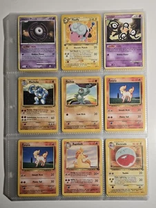 Vintage Pokémon TCG Binder Card Collection 1st Edition + More 56 Cards Total - Picture 1 of 6