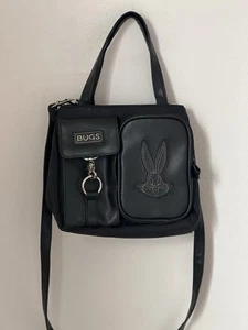 Vintage 1996 Looney Tunes Bugs Bunny Crossbody Bag Tote Purse Y2K Rare - Bild 1 von 10