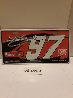 Placa de matrícula de metal Kurt Busch #97 nueva sellada Foto 1 de 4
