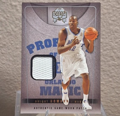 Camiseta deportiva Skybox Fresh Ink 2004-05 #PO-DH Dwight Howard - usada en juegos (RC)/99 MAGIC Foto 1 de 2