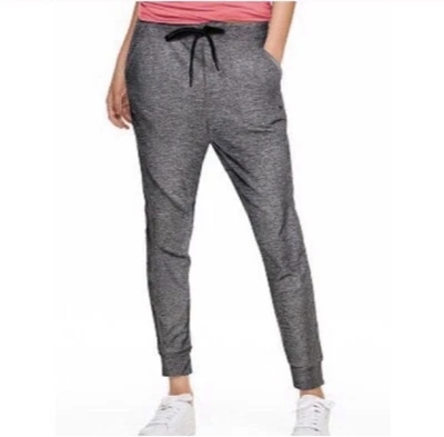 ROSA Victoria's Secret Ultimate Pantalones de Yoga Leggings Gris Cordón Talla Grande Foto 1 de 4