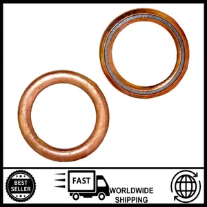 2x Oil Drain Plug Sealing Washers Rings FOR Nissan Renault Dacia Smart - Picture 1 of 5