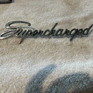 Supercharged Chrome Emblem - Picture 1 of 10