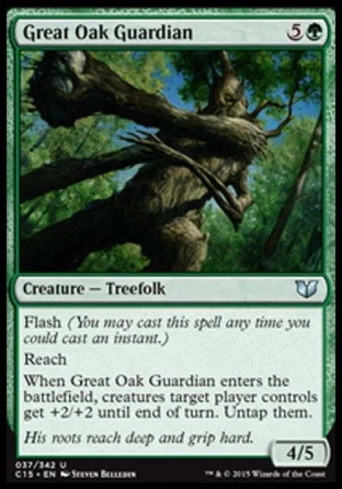 Great Oak Guardian - Medium Play MTG Commander 2015 - Image 1 of 1