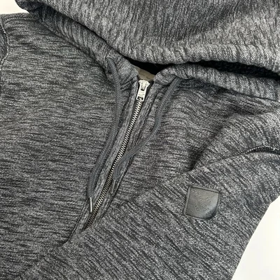 VTG Hollister Hoodie Mens L Back Sherpa Full Zip Jacket Grunge Y2K Skater Surf - Image 1 of 4