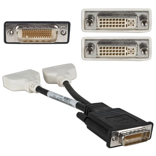 Molex DMS-59 LFH-59 to dual 2x DVI splitter cable for Video Graphics Card - Image 1 of 1