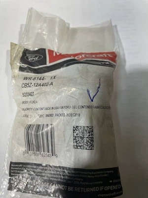 Bota de vela de ignição genuína Ford nova Motorcraft WR-6144 / Ford CB5Z-12A402-A - Imagem 1 de 2