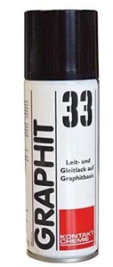 KONTAKT CHEMIE GRAPHIT 33 Leitlack 200ml Graphitspray Graphitlack Schmierspray - Bild 1 von 1