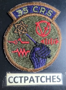 USAF AIR FORCES 35th CRS COMPONENT REPAIR SQUADRON PATCH - Picture 1 of 2