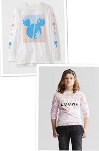 New Childrens Kids Lot Of 2 Long Sleeve T-Shirt Art Class Disney & “Local” Small - Picture 1 of 3