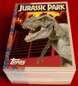 JURASSIC PARK - Complete DUTCH Base Set (88 Cards) - TOPPS 1993 - Picture 1 of 14