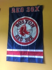Boston Red Sox 2-Sided Embroidered Banner 28x43 - Picture 1 of 1
