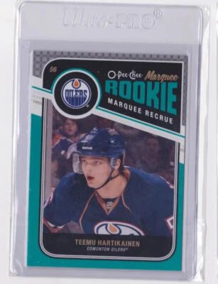 2011-12 O-PEE-CHEE MARQUEE ROOKIE RECRUE TEEMU HARTIKAINEN #585 EDMONTON OILERS - Image 1 of 2